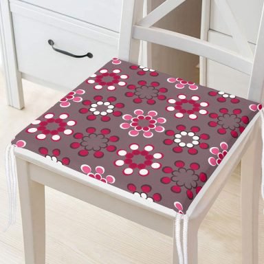 Realhomes Dekoratif Kare Sandalye Minderi 40x40cm Fermuarlı - f874