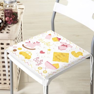 Realhomes Dekoratif Kare Sandalye Minderi 40x40cm Fermuarlı - f881