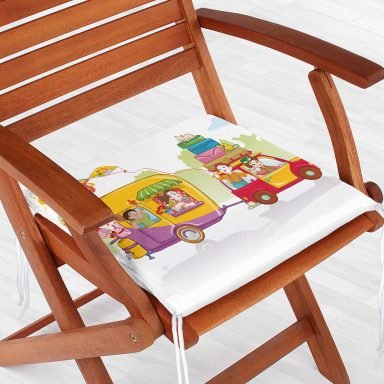 Realhomes Dekoratif Kare Sandalye Minderi 40x40cm Fermuarlı - f882
