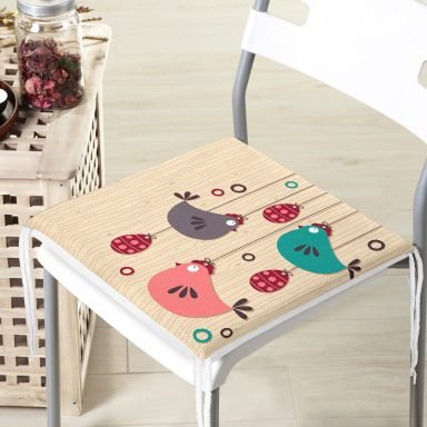 Realhomes Dekoratif Kare Sandalye Minderi 40x40cm Fermuarlı - f883