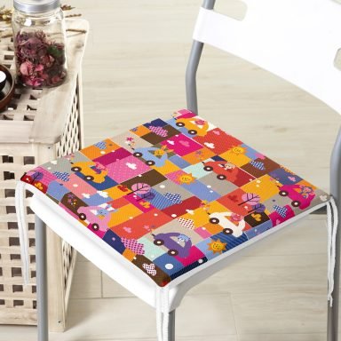 Realhomes Dekoratif Kare Sandalye Minderi 40x40cm Fermuarlı - f887