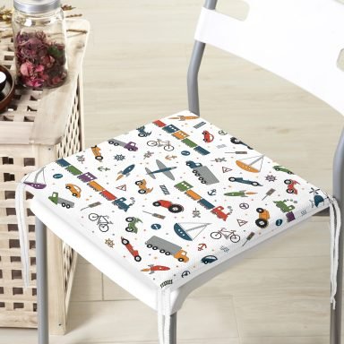 Realhomes Dekoratif Kare Sandalye Minderi 40x40cm Fermuarlı - f888