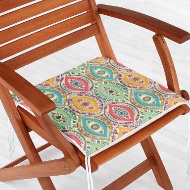 RealHomes Dekoratif Kare Sandalye Minderi 40x40cm Fermuarlı - f922