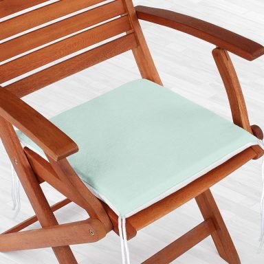 Mint Yeşili Dekoratif Kare Sandalye Minderi 40x40cm Fermuarlı - f958