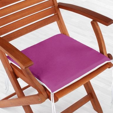 Mor Renkli Dekoratif Kare Sandalye Minderi 40x40cm Fermuarlı - f959