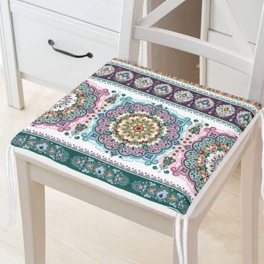 Real Homes Dekoratif Kare Sandalye Minderi 40x40cm Fermuarlı - f990