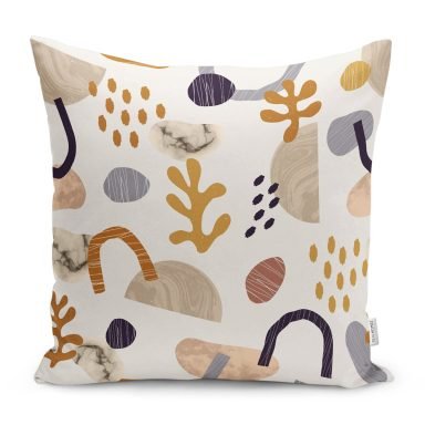 Soyut Tasarımlı Özel Tasarım Dekoratif Yastık Kırlent Kılıfı