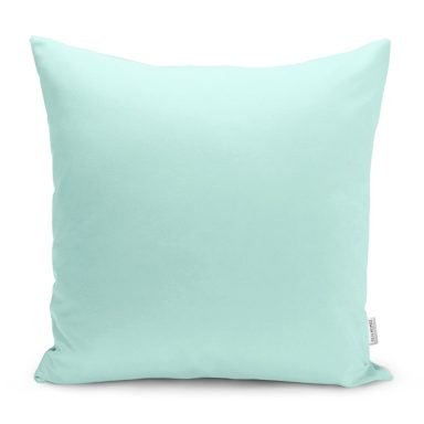 Açık Mint Yeşili Dijital Baskılı Yastık Kırlent Kılıfı