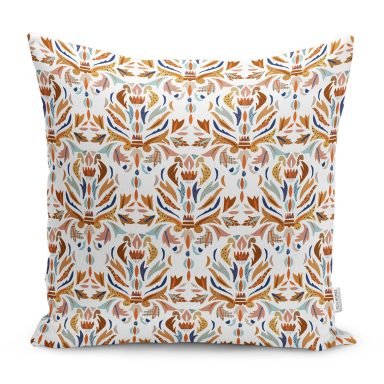 Renkli Etnik Tasarımlı Dekoratif Yastık Kırlent Kılıfı