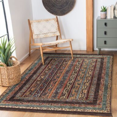 Patchwork Zeminde Hereke Motifli Kilim Desenli Avangarde Klasik Salon & Oturma Odası Yatak Odası Dijital Baskılı Makinede Yıkanabilir Kaymaz Taban Saçaklı Halı