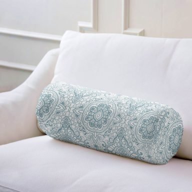 Damask Figürlü Dijital Baskılı Dekoratif İç Dolgulu Yumuşak Silindir Form Yastık Kırlent
